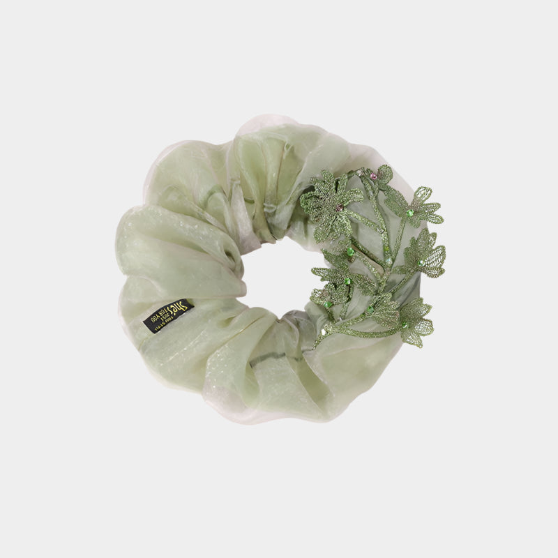 Natures Whisper Leaf Scrunchie
