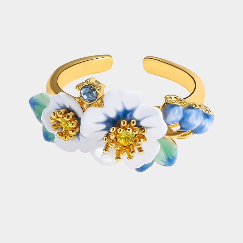 Blueberry Flower Ring