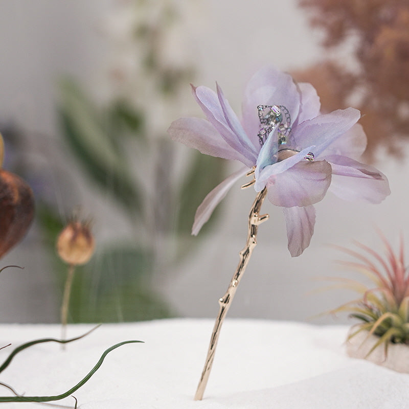 Lavender Petal Whisper Hair Stick