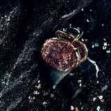 Crystal Petal Rose Claw Clip