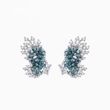 Contour Wing Crystal Earrings