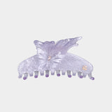 Graceful Purple Butterfly Hair Clip