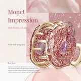 Crystal Petal Rose Claw Clip