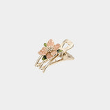 Rosé leaf Charm Hair Clip