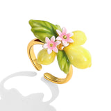 Lemon Flower Ring