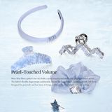 Nacre Veil Prism Claw Clip