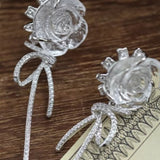 Winter Rose Pearl Éclat Earrings