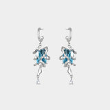 Blue Current Earrings