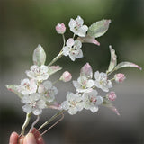 Dewdrop Sakura U-Shaped Hair Stick
