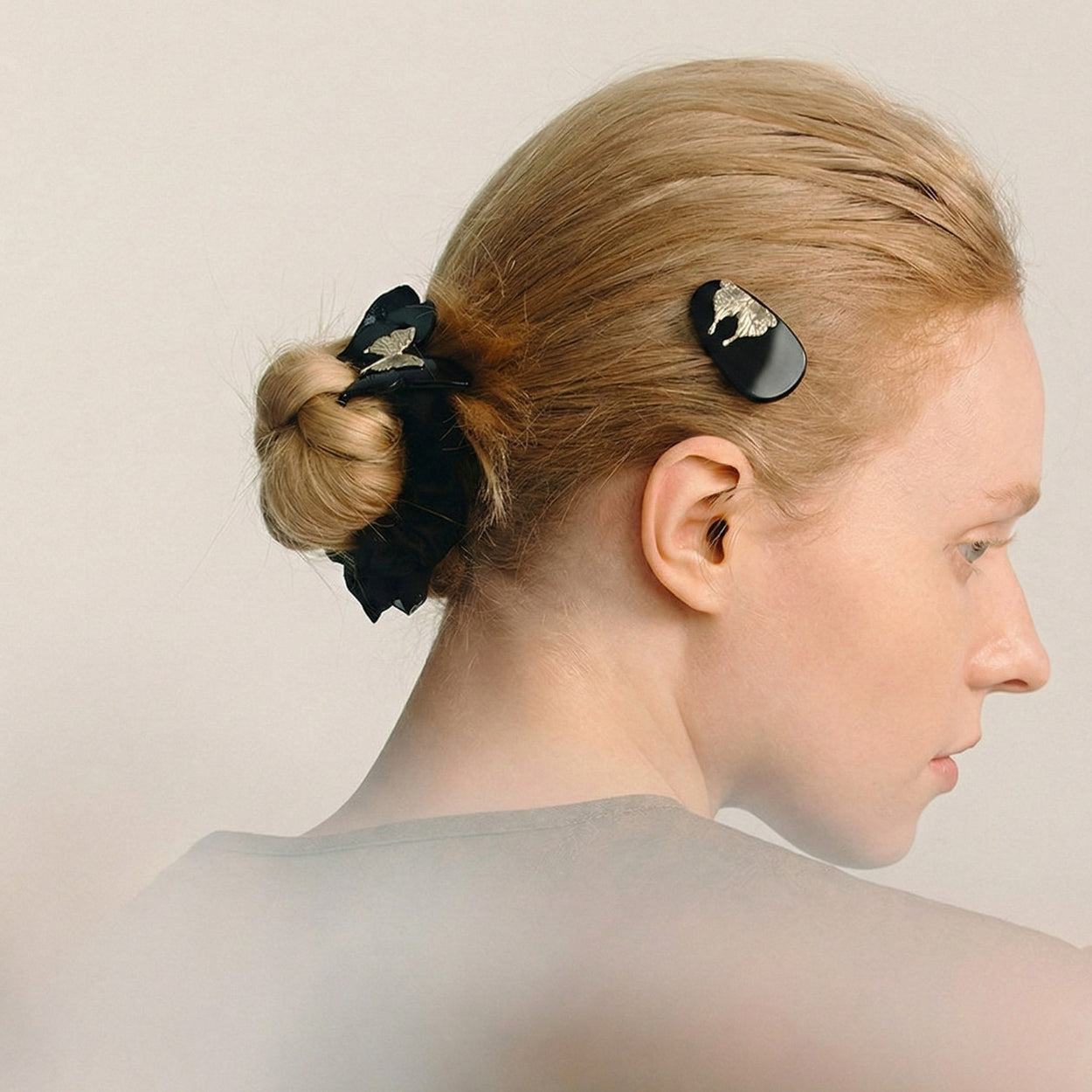 Aureate Drift Butterfly Scrunchie