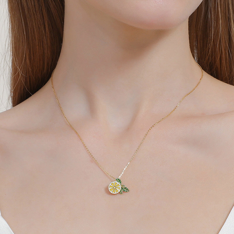 Fresh Lemon Necklace