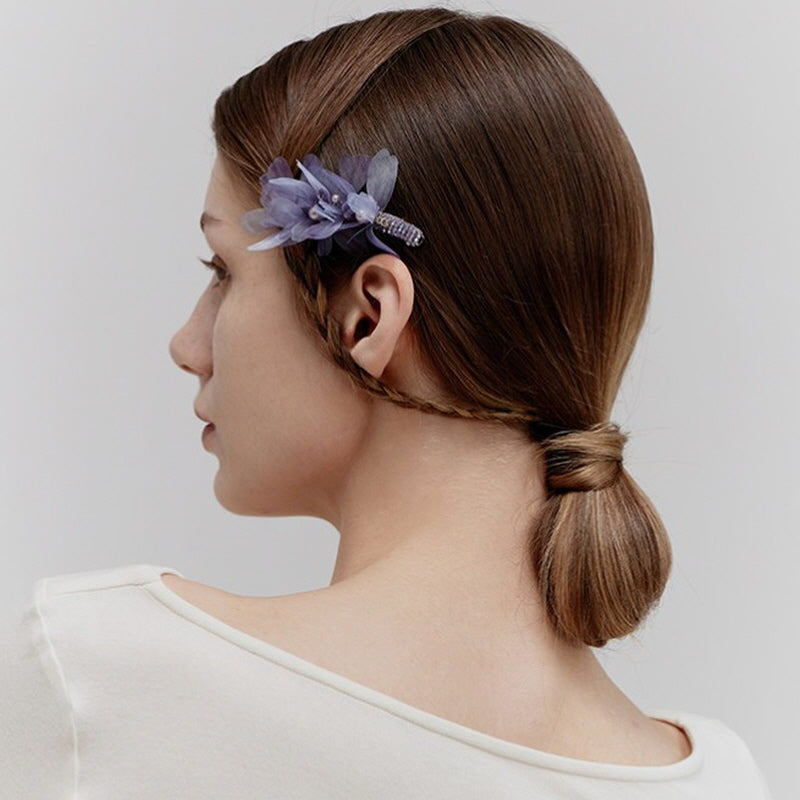 Lavender Petal Whisper Side Clip