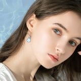 Winter Ocean Crystal Earrings