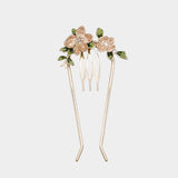 Rosé leaf Charm Hair Stick