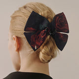 Romantic Noir Bow Clip