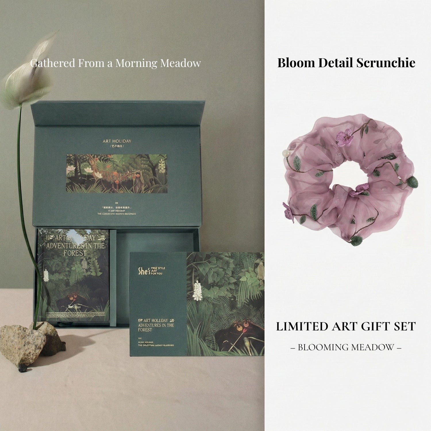 Blooming Meadow Scrunchie