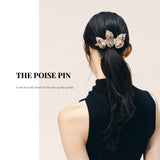 Pink Serenity Butterfly Barrette