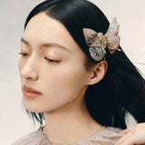 Pink Serenity Butterfly Couture Clip