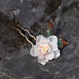 Moonlit Peony U-Shaped Hair Stick