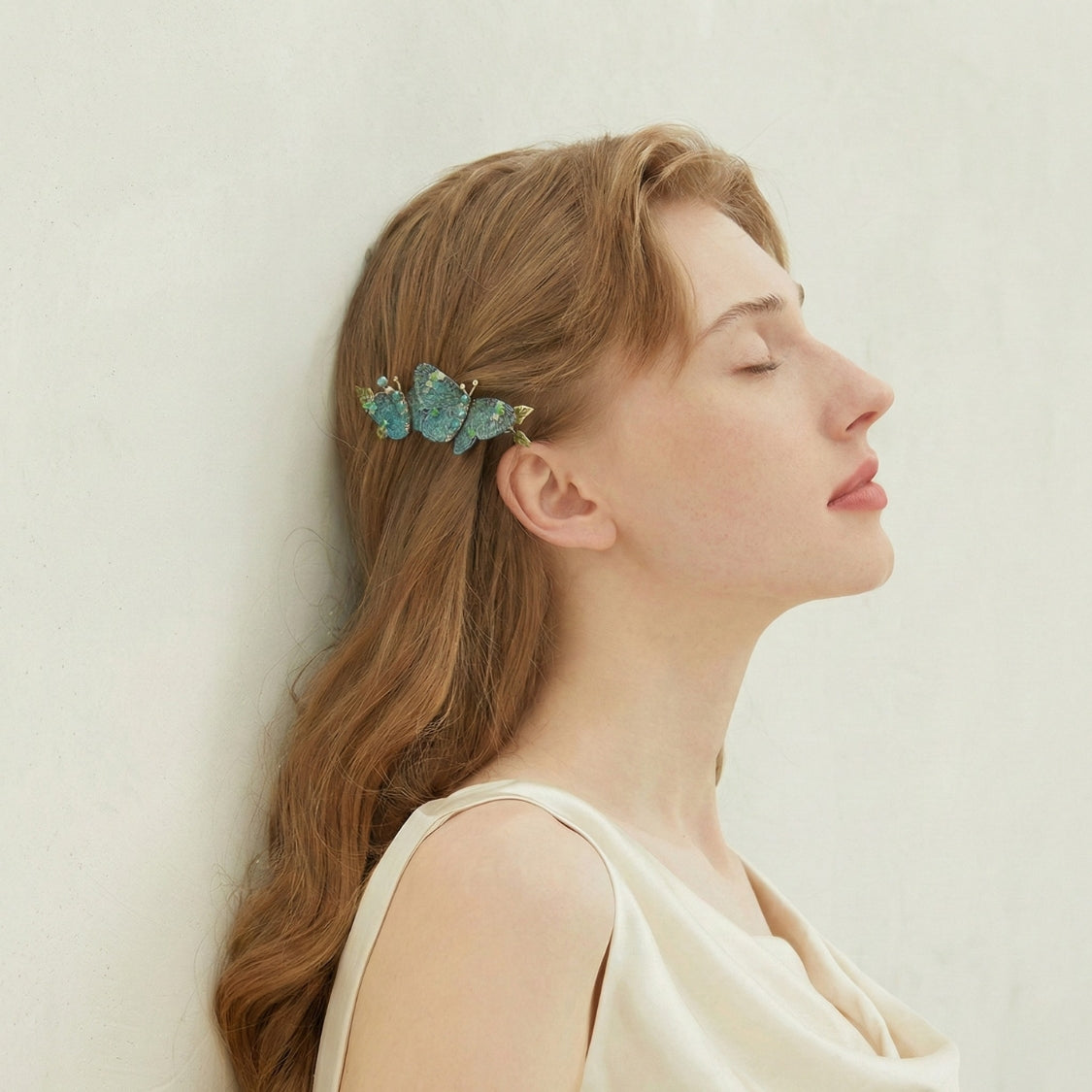 Jardin Gleam Butterfly Vine Hair Pin