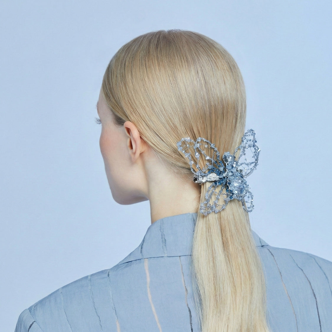 Arctic Lace Glacial Butterfly Pin