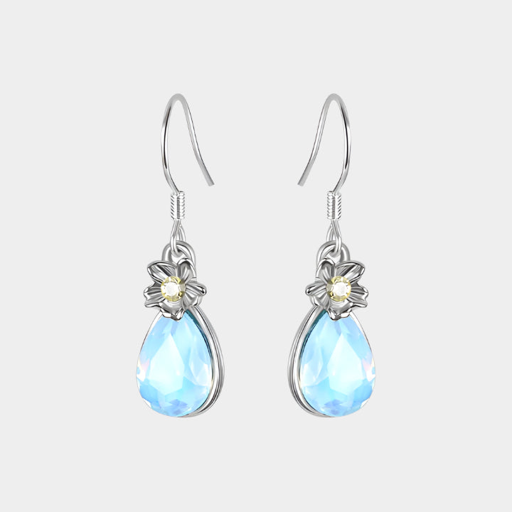 Winter Ocean Crystal Earrings