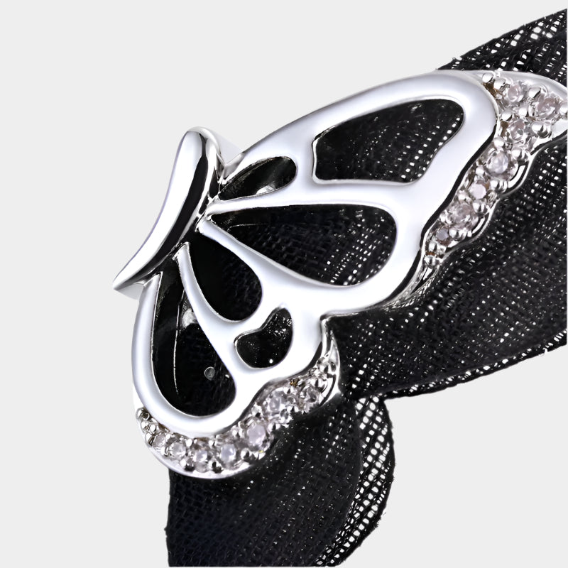 Noir Papillon Butterfly Earrings