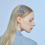 Arctic Lace Butterfly Barrette