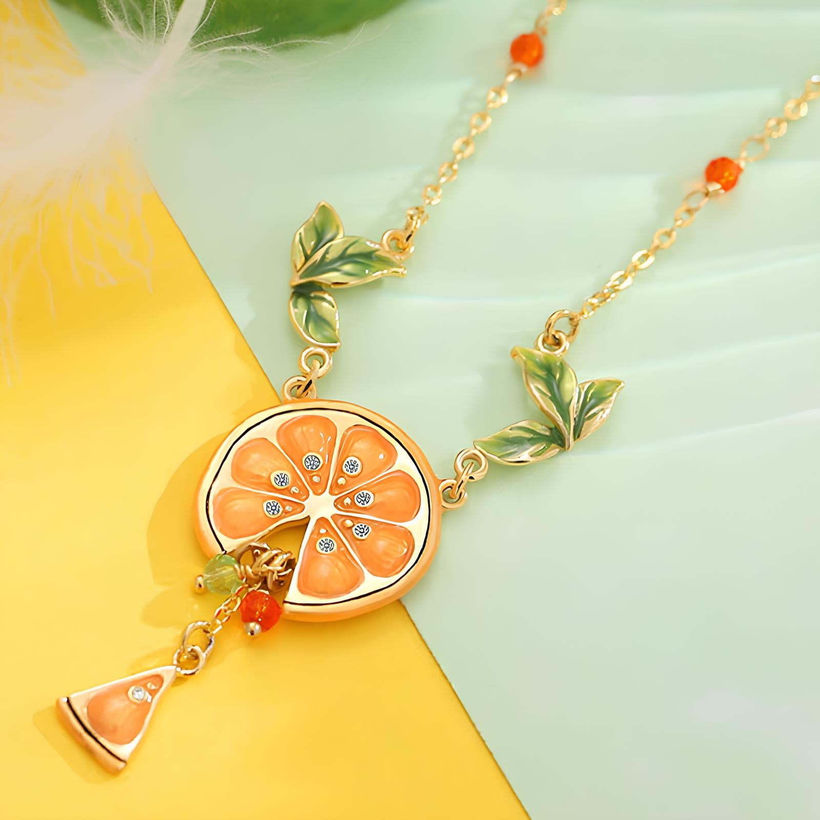 Sunlit Lemon Necklace