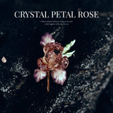 Crystal Petal Rose Brooch