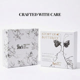 Celeste Luster Pale Eden Stud Earrings