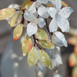 Crystal Rain Blossom U-Shaped Hair Stick