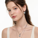 Coastal Pearl Heart Earrings