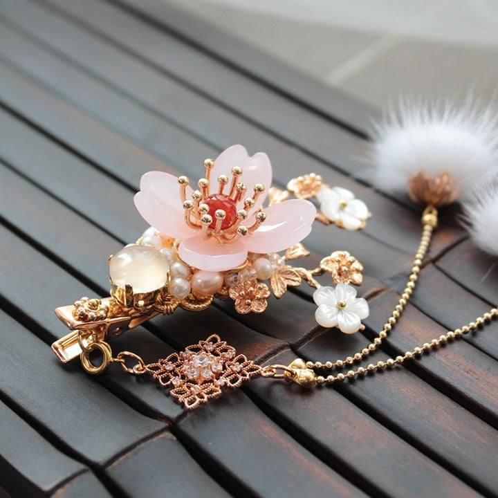 Winter Blossom Hair Clip