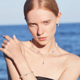 Ocean Dewtrail Pearl Necklace