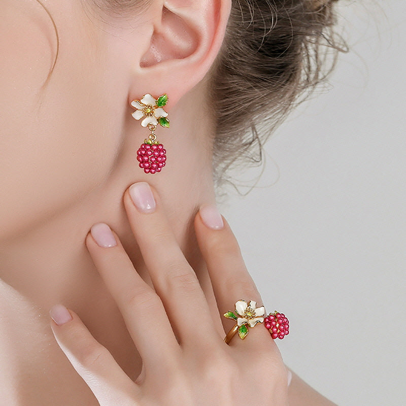 Raspberry Blossom Ring