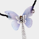 Violet Vutterfly Hair Tie