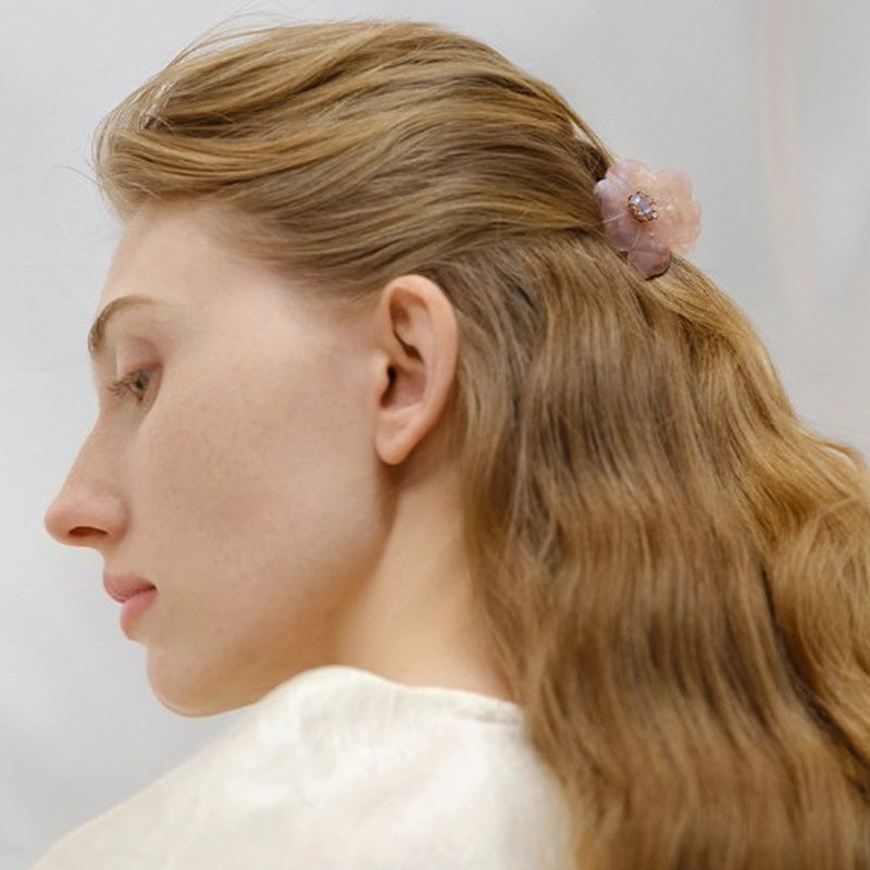 Blossom Glow Rosy Claw Clip