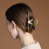 Baroque Gold Rose Hair Clip