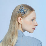 Arctic Lace Butterfly Barrette