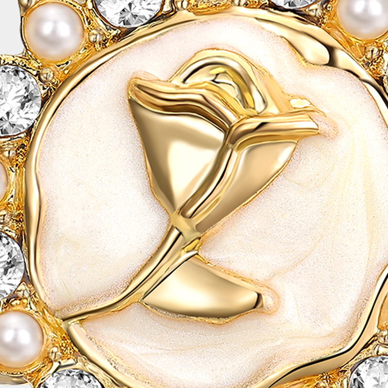 Baroque Rose Gold Hair Pin