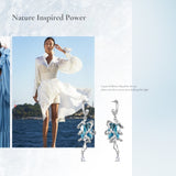 Blue Current Earrings