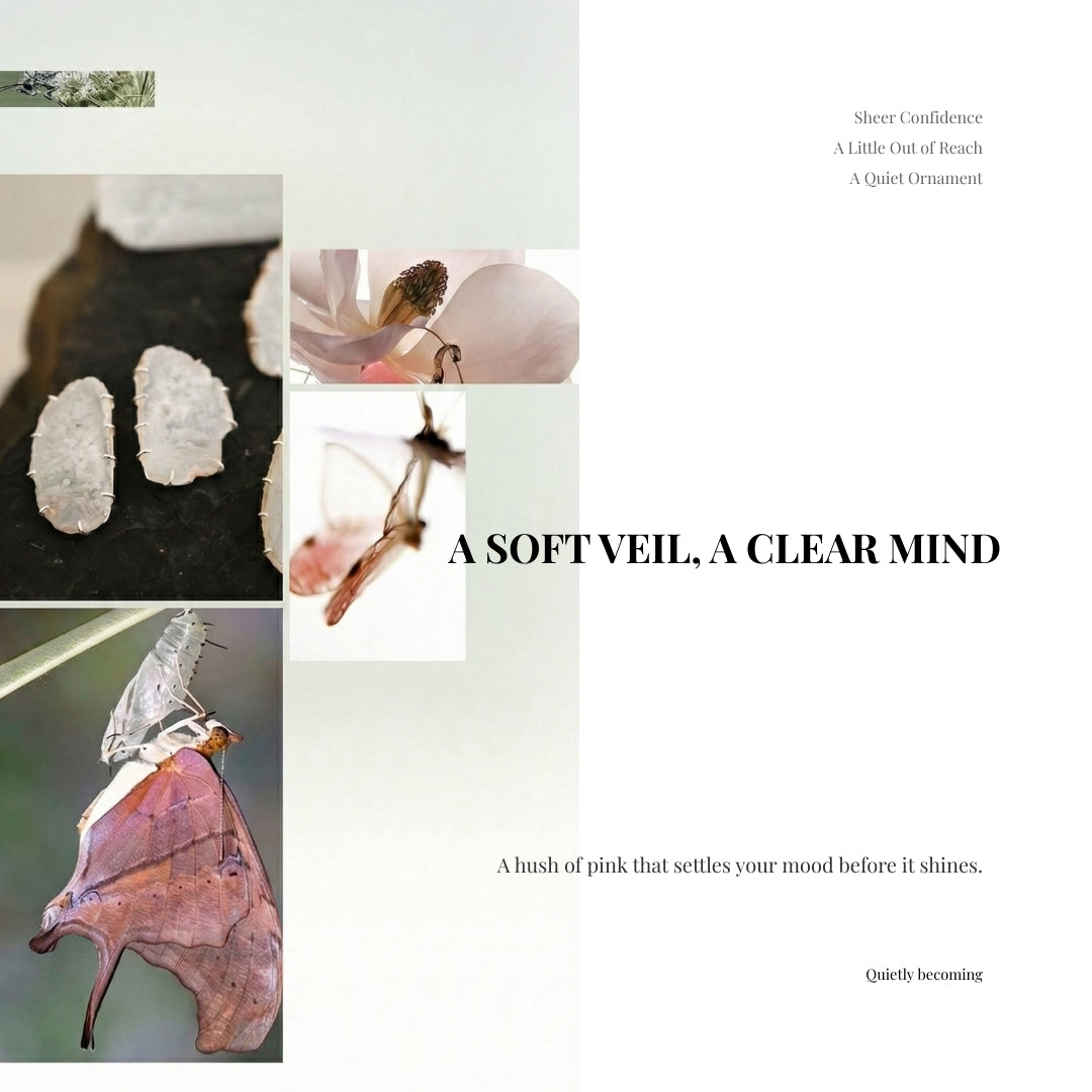 Pink Serenity Butterfly Couture Clip