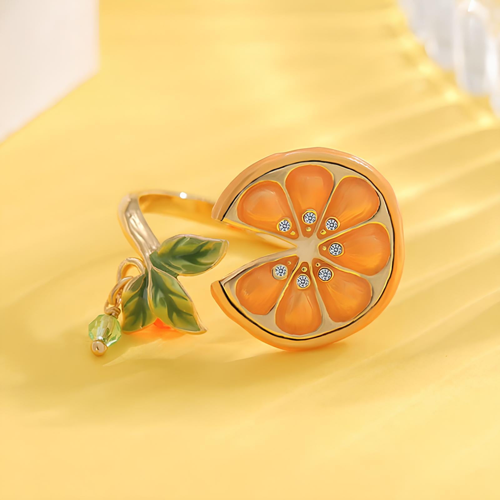 Sunlit Lemon Ring