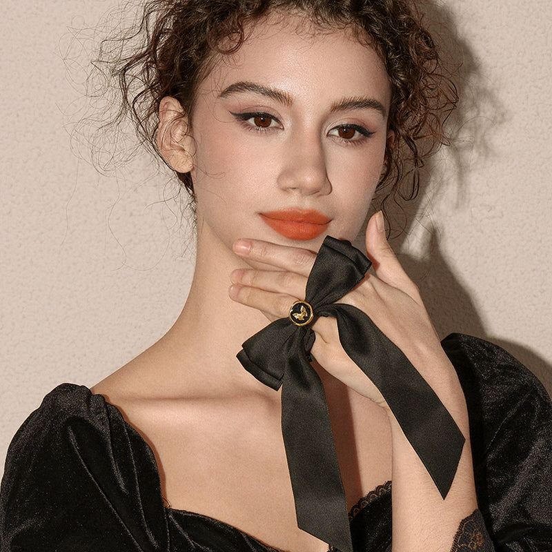 Fluttering Butterfly Ribbon Scrunchie