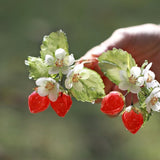 Strawberry Blossom Bamboo Hair Stick