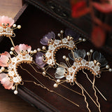 Lotus Elegance U-Shaped Hair Stick