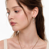 Coral Light Amphora Earrings