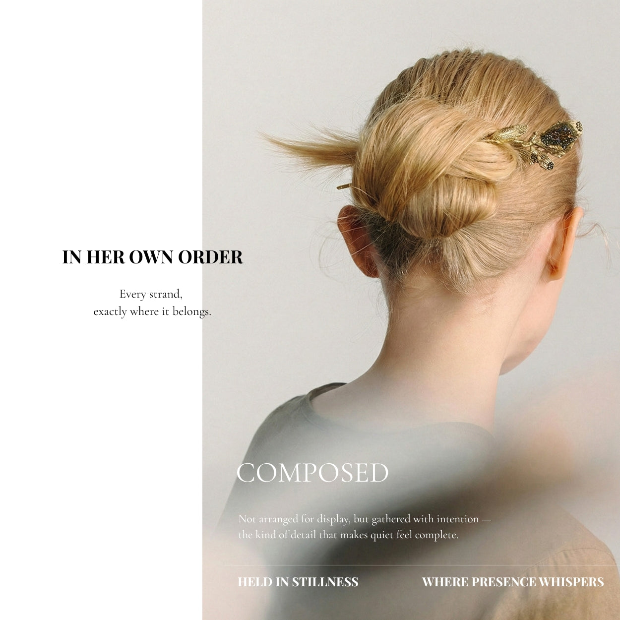 Aurelia Nocturne Butterfly Hair Stick