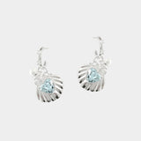 Coastal Pearl Heart Earrings
